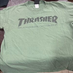 Thrasher Light Green Short Sleeve Tee